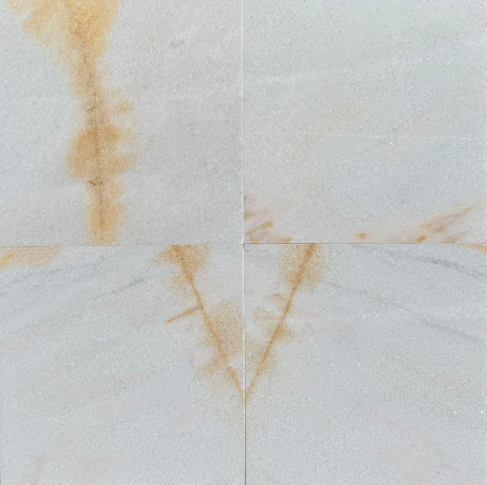 Giallo Crystal 16x16 Polished Marble Tile