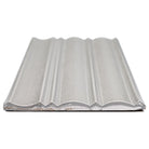 Edge of Folk Silver showing fluted texture and soft satin sheen