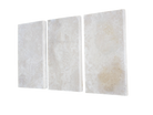 Flat view of Ivory Travertine Pool Coping 16x24 with tumbled finish