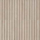 Flat view of Sinfonia Hip Hop Abedul Fluted Tile with matte finish and blonde wood-look texture