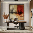 Sinfonia Hip Hop Arena Fluted Tiles installed onoffice wall with seamless, sophisticated finish