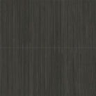 Flat view of Urbanslat Carbon Wall Panel, 16x48 ceramic tile in matte black with fluted design