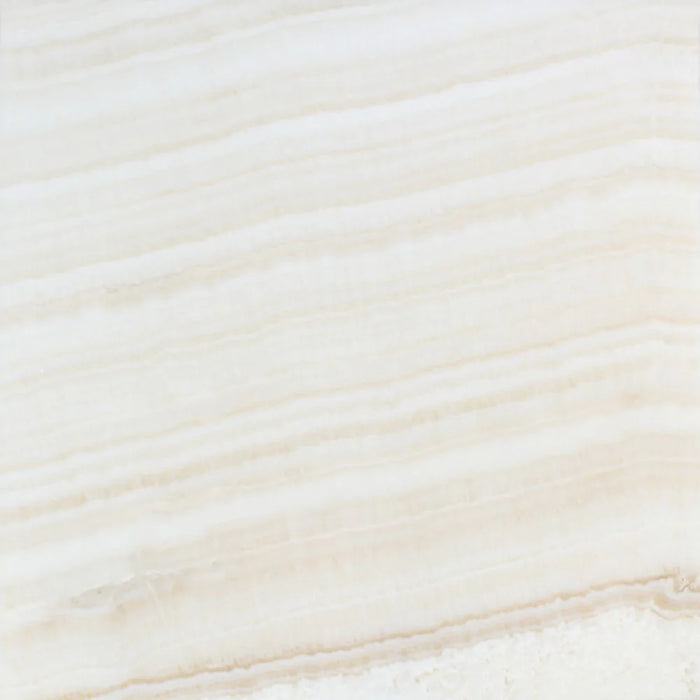 18x18 Polished White Onyx Tile