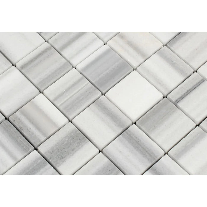 2x2" Polished Mink Marble Veincut Mosaic