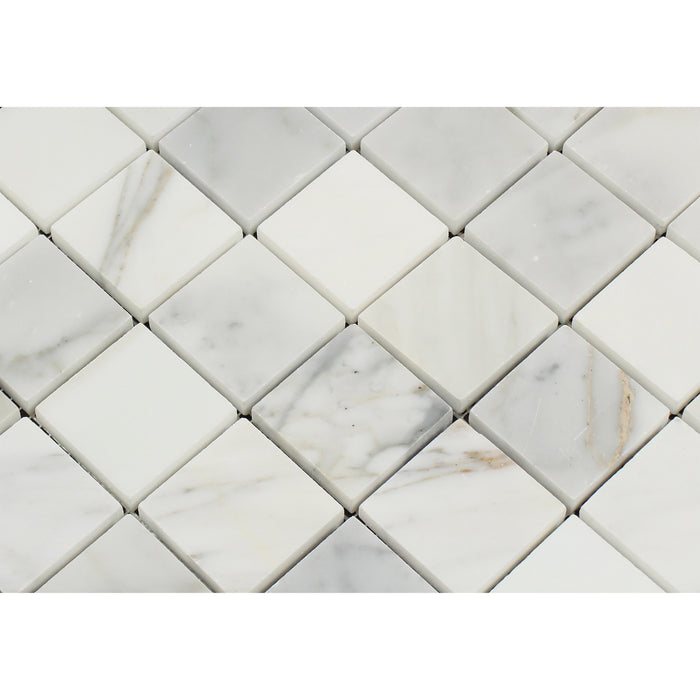 Calacatta Marble 2"x2" mosaic tile