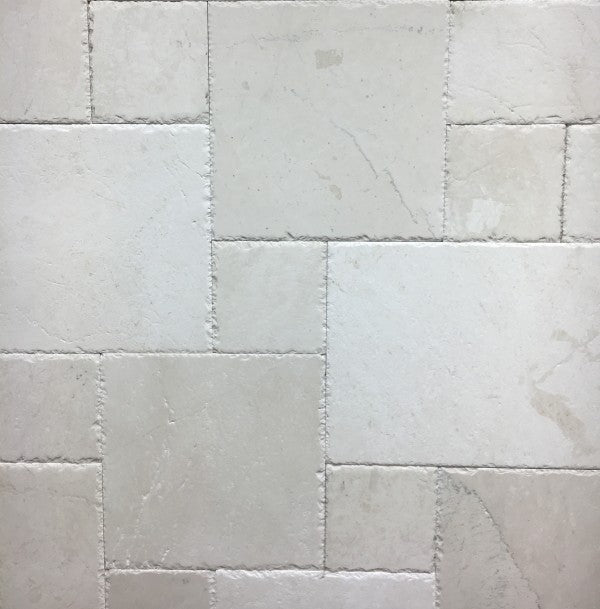 Cream Pearl Marble Versailles Pattern Brushed & Chiseled