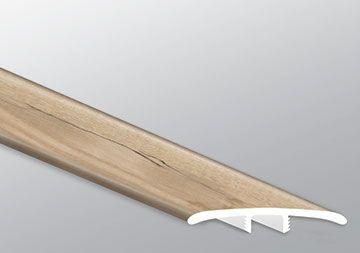 Close-up of Akadia LVT showing light oak wood texture and matte finish