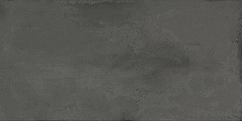 Flat lay of Anthracite One matte porcelain tile in 12x24 format