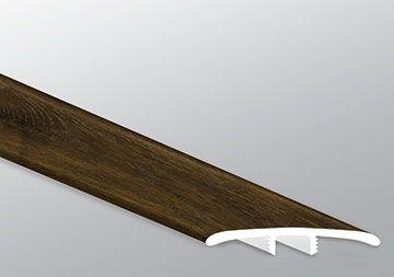 Close-up of Barrel LVT showing realistic walnut-style wood knots and matte texture