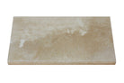 Top view of Cordoba Cream Travertine Pool Coping 12x24 with tumbled finish