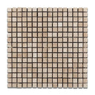 Flat view of Durango Travertine 5/8x5/8 Tumbled Mosaic Tile