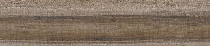 Close-up of Exotika vinyl plank showing reclaimed wood texture and color variation