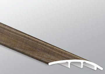 Close-up of Exotika vinyl plank showing reclaimed wood texture and color variation