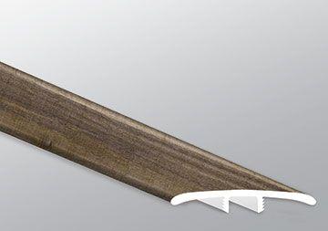 Close-up of Exotika vinyl plank showing reclaimed wood texture and color variation