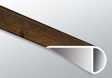 Close-up of Hawthorne vinyl plank showing detailed knots and textured finish