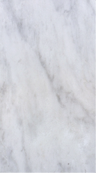 Flat lay of Helios marble-look porcelain tile in glossy and matte finishes