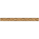 Dark travertine wall border trim 1x12