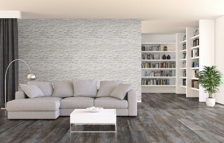 Close-up of Oxide Iron tile highlighting oxidized surface and matte glaze