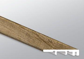 Close-up of Ryder LVT surface with dark knots and authentic wood grain texture