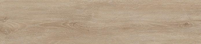 Close-up of Sandino LVT surface showing authentic knots and matte finish in 7x48 plank