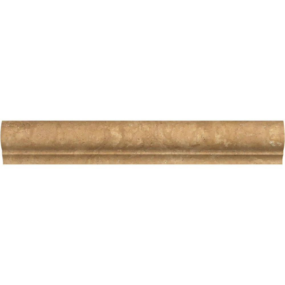 Honed travertine corner tile trim stone