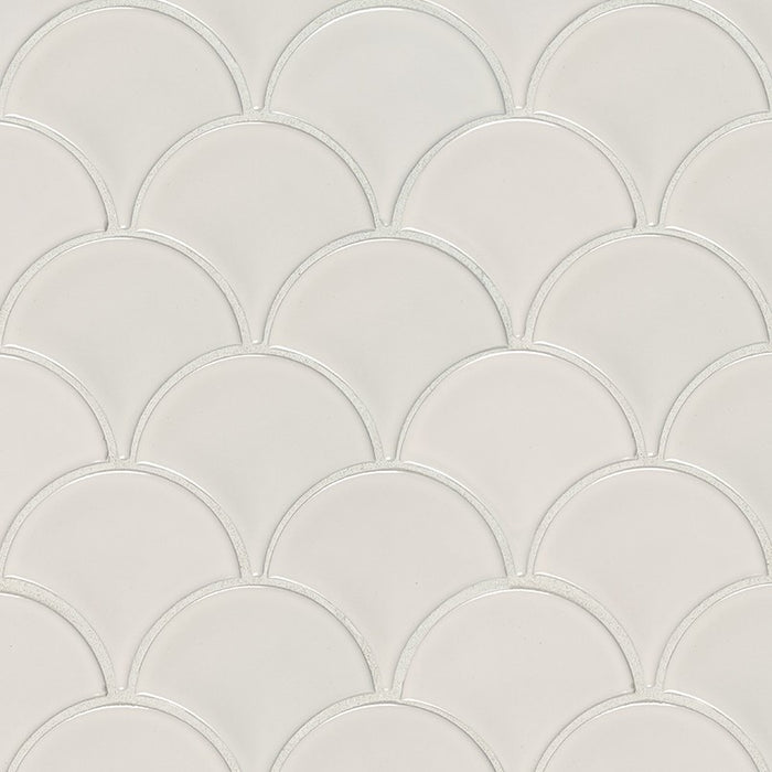 White Scallop Mosaic