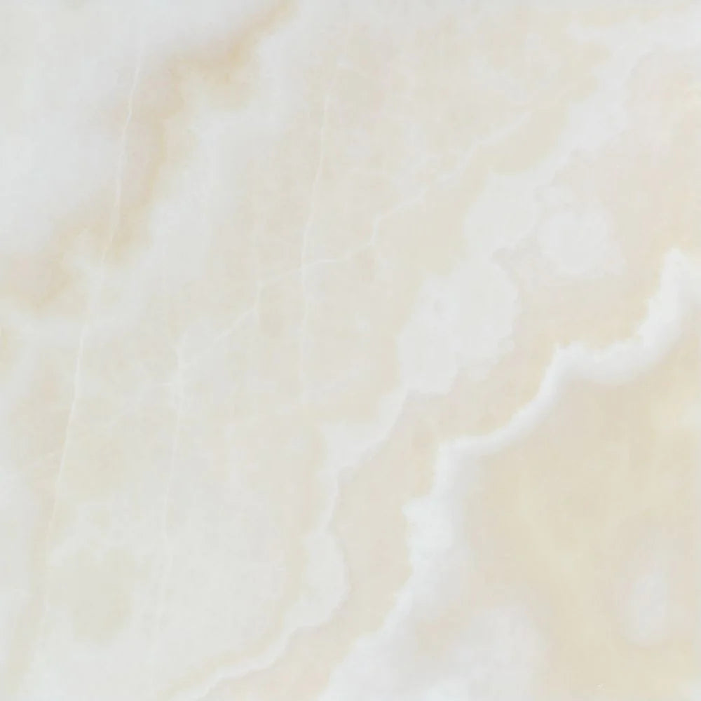 12x12 White Onyx polished tile for floors or walls