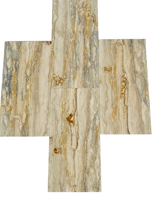 Onyx Sienna Veincut Travertine 12x24 Polished