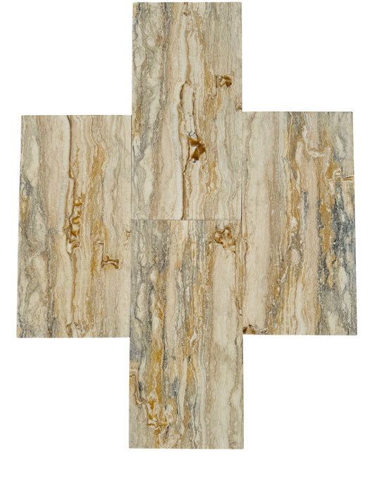 Onyx Sienna Veincut Travertine 12x24 Polished