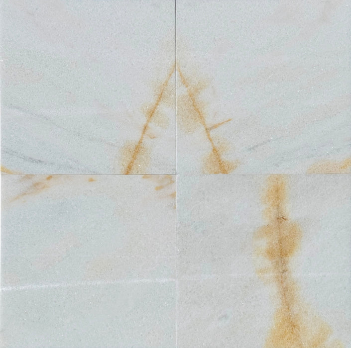 Giallo Crystal 16x16 Polished Marble Tile