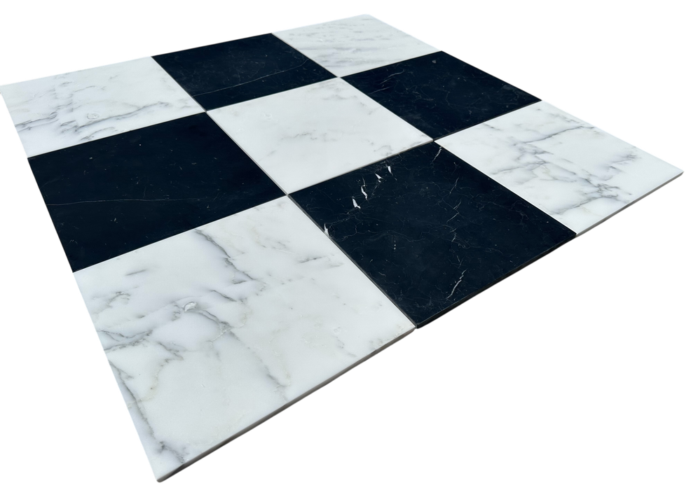 Checkerboard Statuary and Marqinha Marble