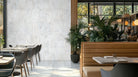 Arabescato Venato Milano Ribbo Marble installed on modern accent wall with honed finish
