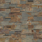 Flat view of California Gold XL Stacked Stone Panel, 9x24 slate with split-face finish