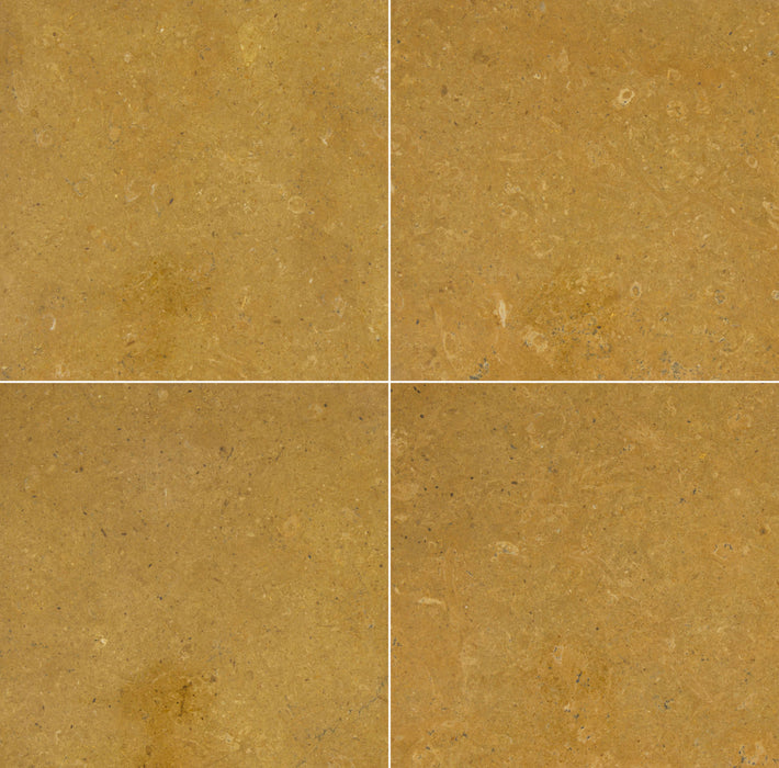 Inca Gold Marble Tile 18x18 with polished finish, golden and caramel natural tones