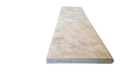 Flat view of Ivory Travertine Pool Coping 12x24 with tumbled finish