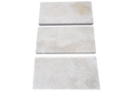 Flat view of Ivory Travertine Pool Coping 16x24 with tumbled finish