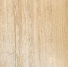 Ivory Vein-Cut Travertine Tile 24x24 with honed and filled finish in natural cream tones