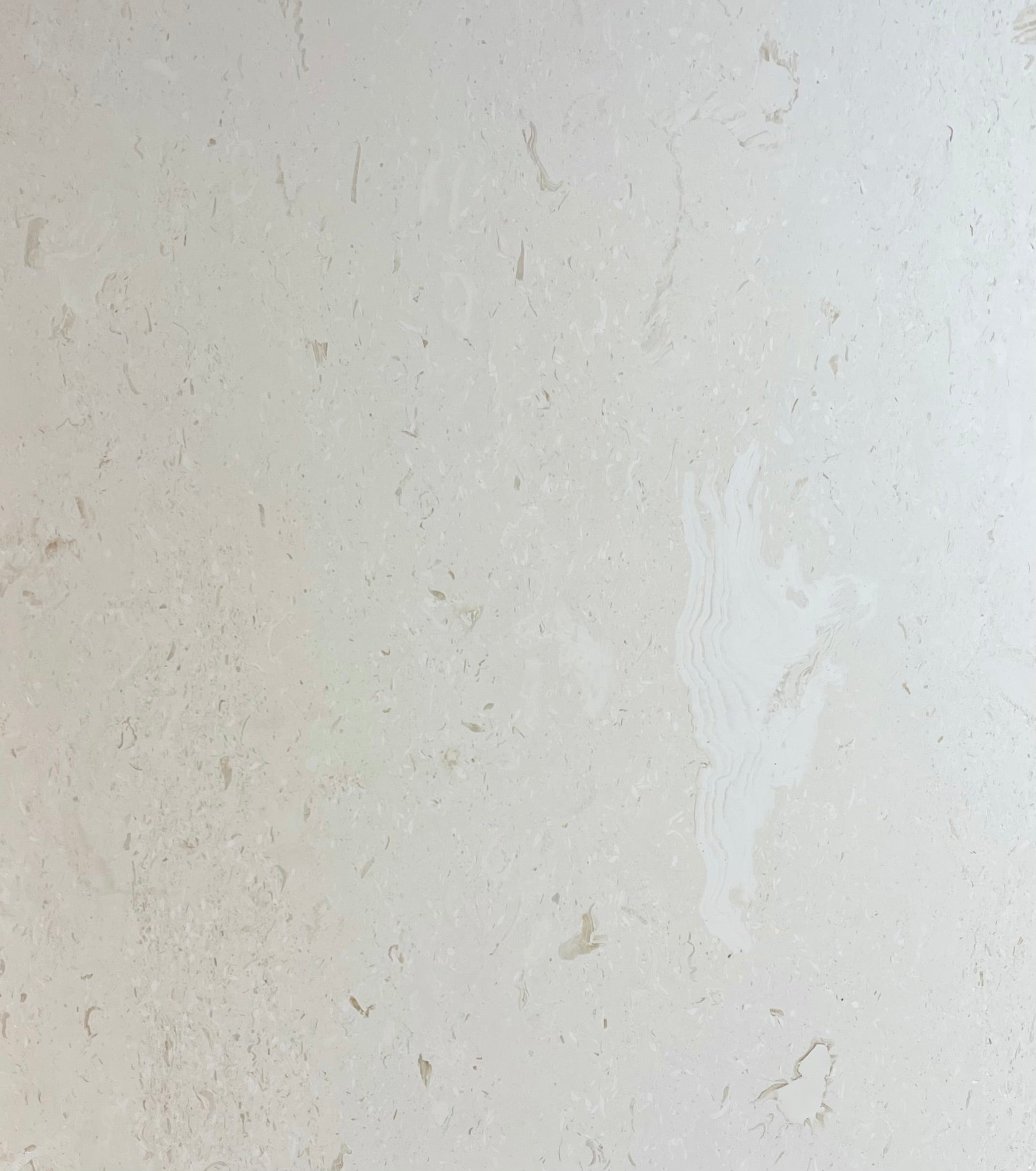 12x12 honed Mayra White limestone tile