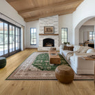 Mayra White XL Limestone Panels installed on indoor fireplace wall with split-face finish