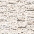 Flat view of Mayra White XL Stacked Stone Panel, 9x24 limestone in split-face finish