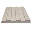 Close-up of Sinfonia Hip Hop Arena showing fluted 3D texture and soft beige tones