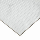 Edge of Urbanslat Marmi Grey showing 3D fluted texture and satin finish