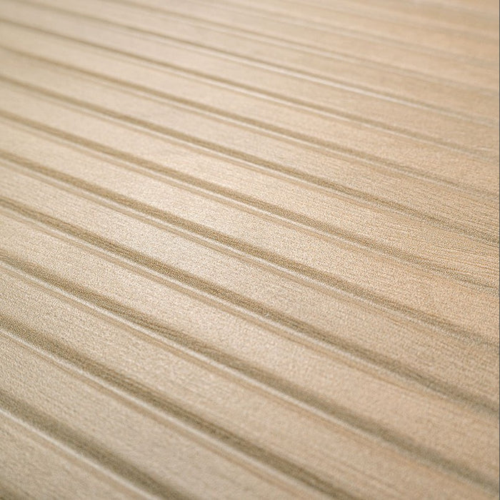 Close-up of 3D fluted wood grain texture on Urbanslat Natural Wood Look Wall Panel