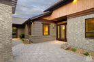 XL Rockmount Roman Beige Corners installed on exterior wall for a seamless, polished finish