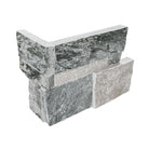 Flat view of XL Rockmount Sierra Blue 9x18 Corner with split-face texture and multicolor quartzite tones