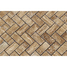 mesh-backed herringbone tile