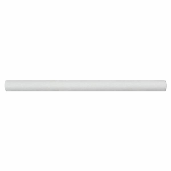 Thassos White Bullnose Liner 3/4x12