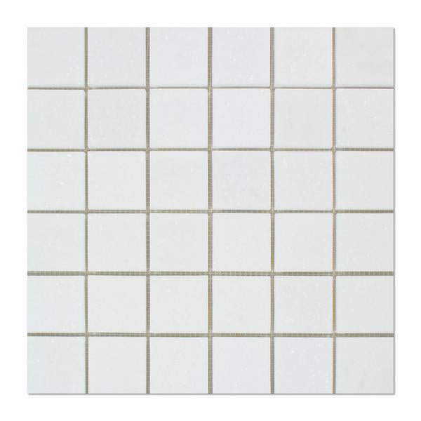 Thassos White 2x2 Polished Mosaic