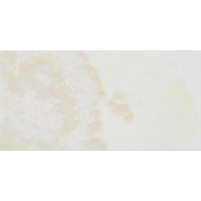 3x6" Polished White Onyx Tile