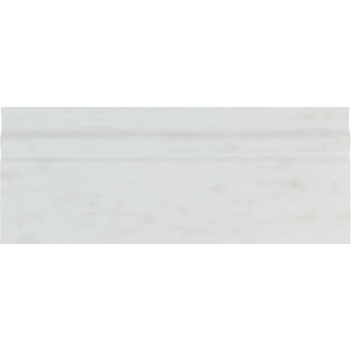 Arabescato Carrara Marble Baseboard 5x12"